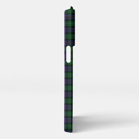Argyll District Tartan met monogram / naam iPhone Hoesje (Rechterkant)