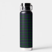 Argyll District Tartan met monogram / naam Waterfles (Achterkant)