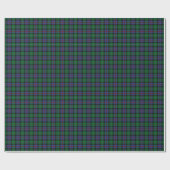 Argyll Schotland Tartan Blauw en Groen Plaid Cadeaupapier (Vlak)
