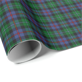 Argyll Schotland Tartan Blauw en Groen Plaid Cadeaupapier