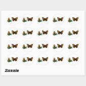 Argynnis aglaja ronde sticker (Vel)