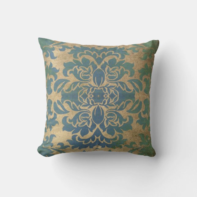 Arhaic Blue  Pillow Kussen (Voorkant)