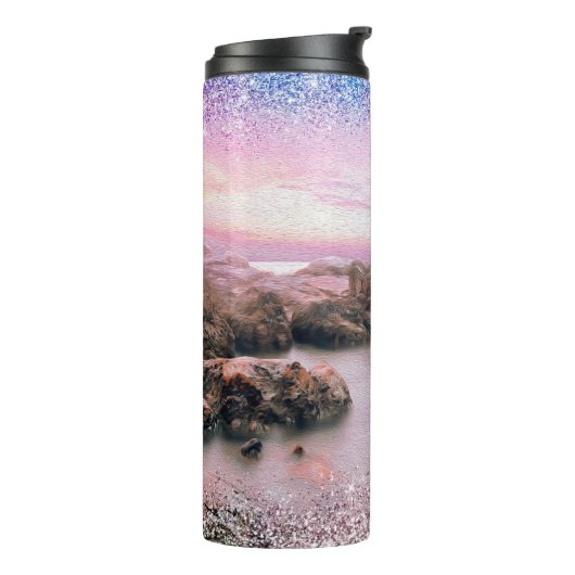 ArhSalamander Beach skinny tumbler Thermosbeker (Gedraaid links)