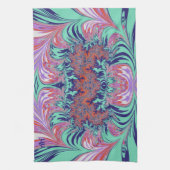 ARI ~ Blue Green Red Paars ~ 3D ~ Theedoek (Verticaal)