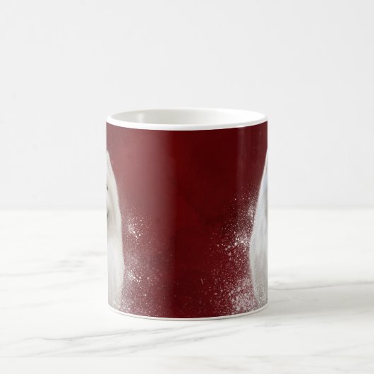 Ari de Samojeed collectie ROOD Koffiemok (Center)