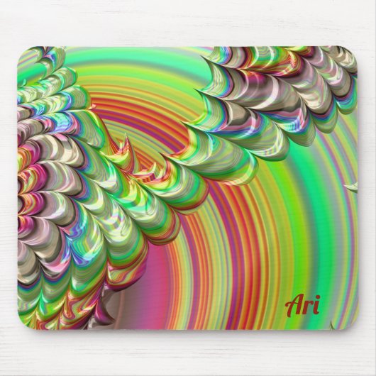 ARI ~ Multitude van Zany Shades Fractal Muismat (Voorkant)