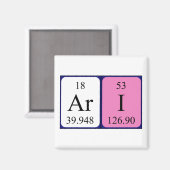 Ari Periostabel Naam magnet (Voorkant / Achterkant)