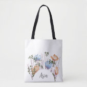 Aria Bloem Monogram  Tote Bag (Voorkant)