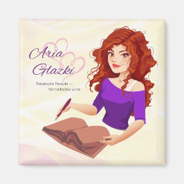 Aria Glazki square magnet