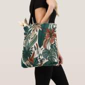 Aria Grace Linear Rhythm Botanical Line Art Print Tote Bag (Dichtbij)