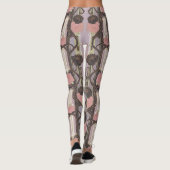 Aria Grace Urban Bloom Architectonisch Bloemendesi Leggings (Achterkant)