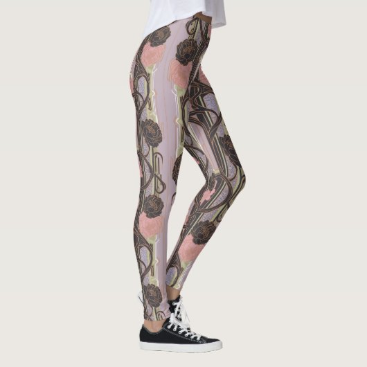 Aria Grace Urban Bloom Architectonisch Bloemendesi Leggings (Rechts)