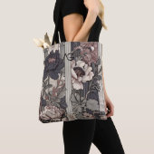 Aria Grace Urban Bloom Architectural Floral Design Tote Bag (Dichtbij)