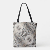 Aria Grace Urban Bloom Graphic Mandala Pattern Tote Bag (Achterkant)