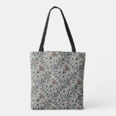 Aria Grace Urban Bloom Lineaire Abstracte Print Tote Bag (Achterkant)