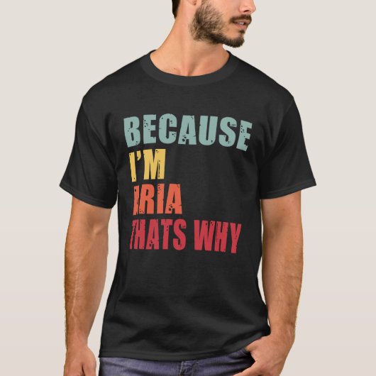 Aria Ik ben dat iedereen het over Aria heeft T-shirt (Voorkant)