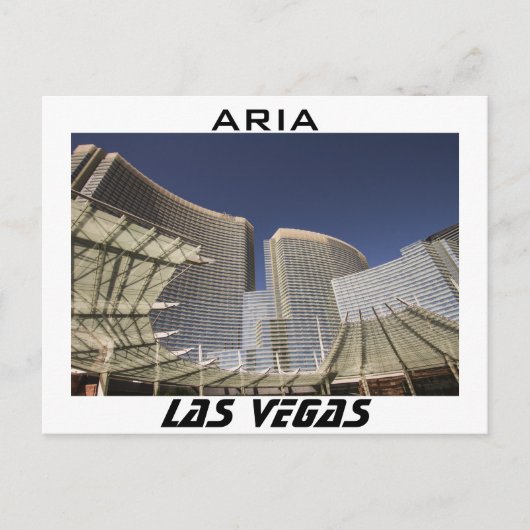 Aria Las Vegas Briefkaart (Voorkant)