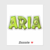 Aria Name Kiwi Design Aufkleber Sticker (Vel)