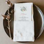 ARIA Tea Party Diner Menu Kaart