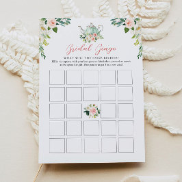 ARIA Tea Party Vrijgezellenfeest Bingospel Kaart