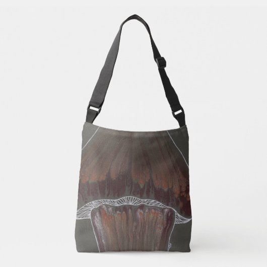 Aria van de ondergroei crossbody tas (Voorkant)
