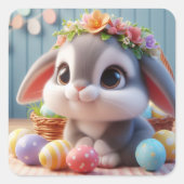 Aria Vierkante Sticker (Voorkant)