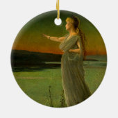 Ariadne bij Naxos John Atkinson Grimshaw Keramisch Ornament (Achterkant)