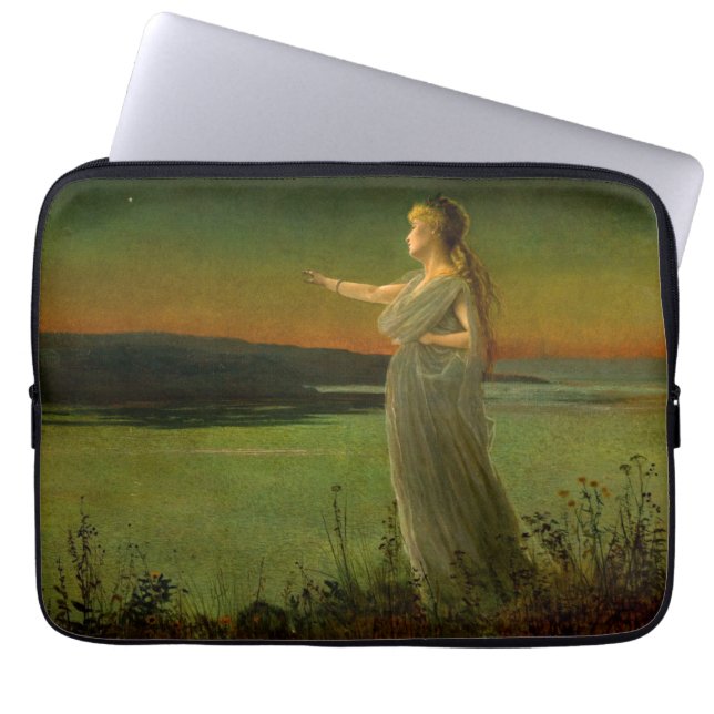 Ariadne bij Naxos John Atkinson Grimshaw Laptop Sleeve (Voorkant)