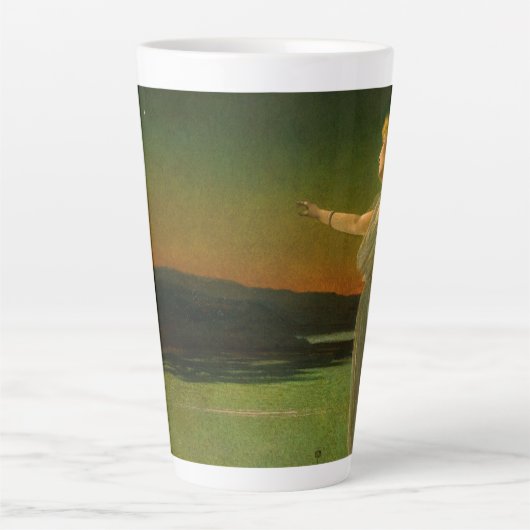 Ariadne bij Naxos John Atkinson Grimshaw Latte Mok (Voorkant)