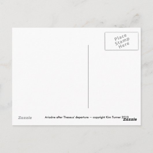 Ariadne Briefkaart (Achterkant)