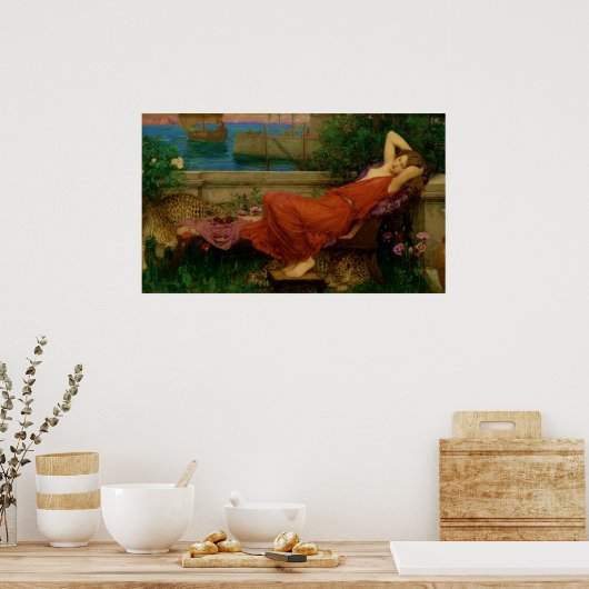 Ariadne by John William Waterhouse Poster (Keuken)