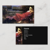Ariadne door John Waterhouse Visitekaartje (Voorkant / Achterkant)