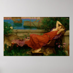 Ariadne door John William Waterhouse Poster