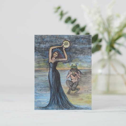 Ariadne en Dionysus Briefkaart (Staand voorkant)