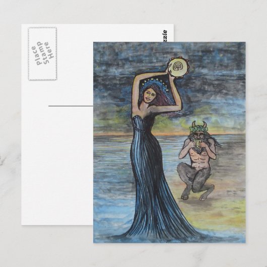 Ariadne en Dionysus Briefkaart (Voorkant / Achterkant)