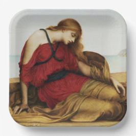 Ariadne in Naxos (klassieke Griekse mythe) Papieren Bordje