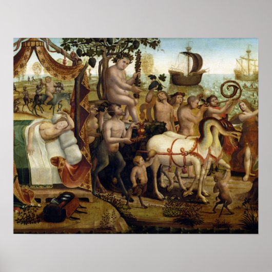 Ariadne in Naxos, van het verhaal van Theseus (oli Poster (Voorkant)