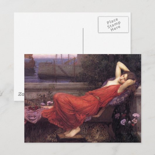 Ariadne (John William Waterhouse) Briefkaart (Voorkant / Achterkant)