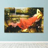 Ariadne ~ John William Waterhouse Canvas Afdruk (Insitu (Houten vloer))