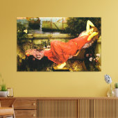 Ariadne ~ John William Waterhouse Canvas Afdruk (Insitu (Woonkamer))