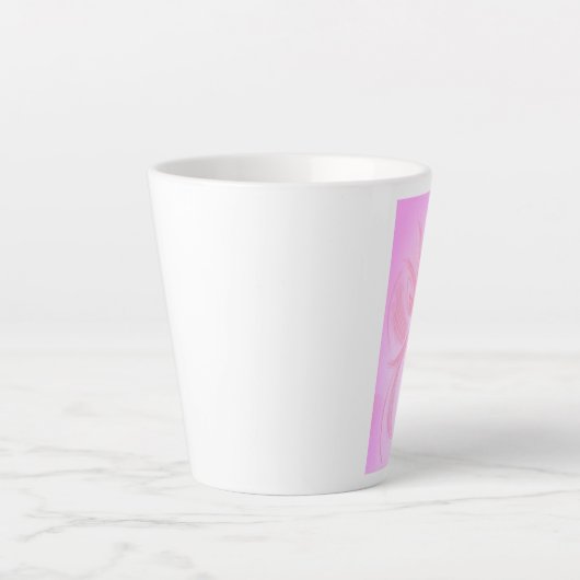 Ariadne Unique Colorful Portrait Latte Mok (Voorkant)