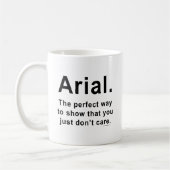 Arial Font Humor Mok (Links)