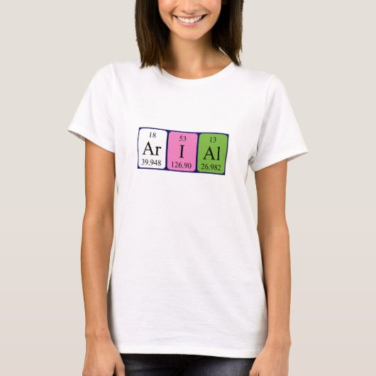 Arial Perioal shirt van de Naam (Voorkant)