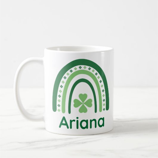 Ariana Naam Clover Boho Regenboog Koffiemok (Links)