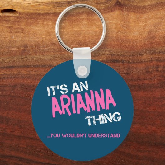 Arianna ding dat je niet zou begrijpen nieuwigheid sleutelhanger (Voorkant)