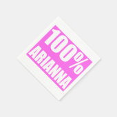 Arianna naam 100 procent servet (Hoek)