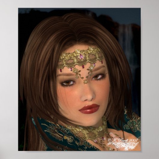 Arianna the Dainty, prinses van Aureca Poster (Voorkant)