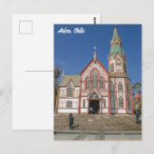 Arica, Chile, Cathedral Briefkaart (Voorkant / Achterkant)