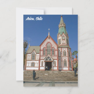 Arica, Chile, Cathedral Briefkaart