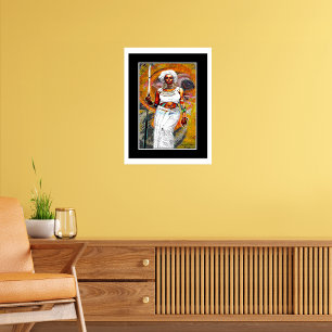 Arican Vrouw Warrior Poster